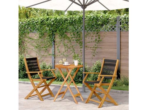 Bistroset 3-delig - Tuinmeubelset - Buiten Zitten - Opvouwbaar Ontwerp