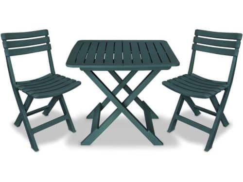 Bistroset 3-delig - Tuintafel met stoelen - Buiten zitten