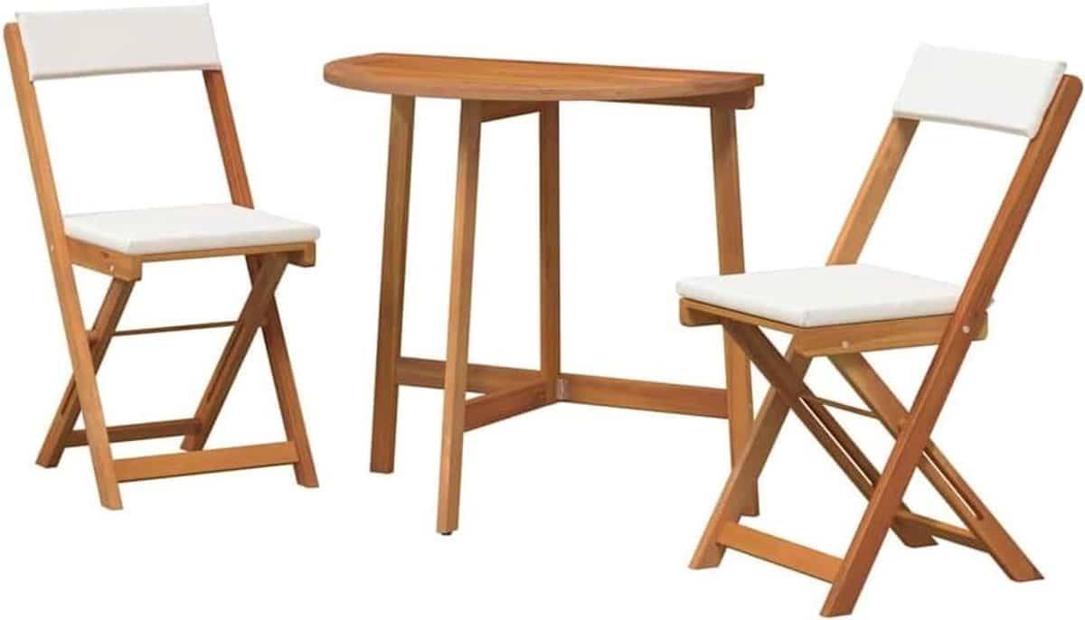 bistroset hout terras set tuinmeubelen buiten zitten