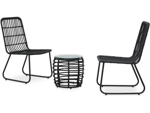 Bistroset Polyrotan - Balkonmeubelen Set - Buiten Zitten - Ergonomisch