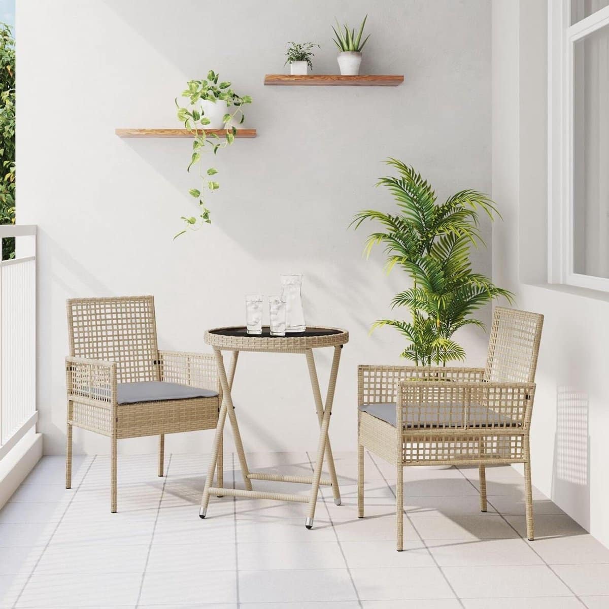 bistroset tuin terrasmeubel set buiten zitten inclusief
