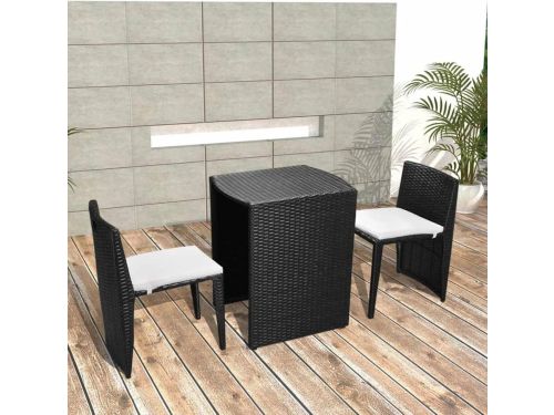 Bistroset Tuin - Terrasmeubels - Buiten Eten - Weerbestendig Rotan