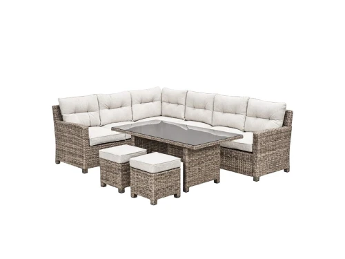 Blue Bird Lounge- diningset Links OG/Desert Sand Garden Impressions - Garden impressions