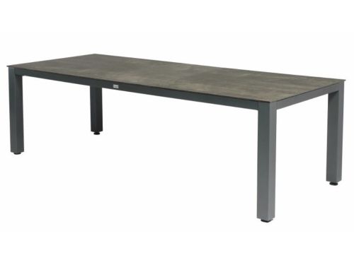 Briga Dining tafel Trespa Top Forest Grey 240 x 100 cm Charcoal Frame Tierra Outdoor - Tierra outdoor