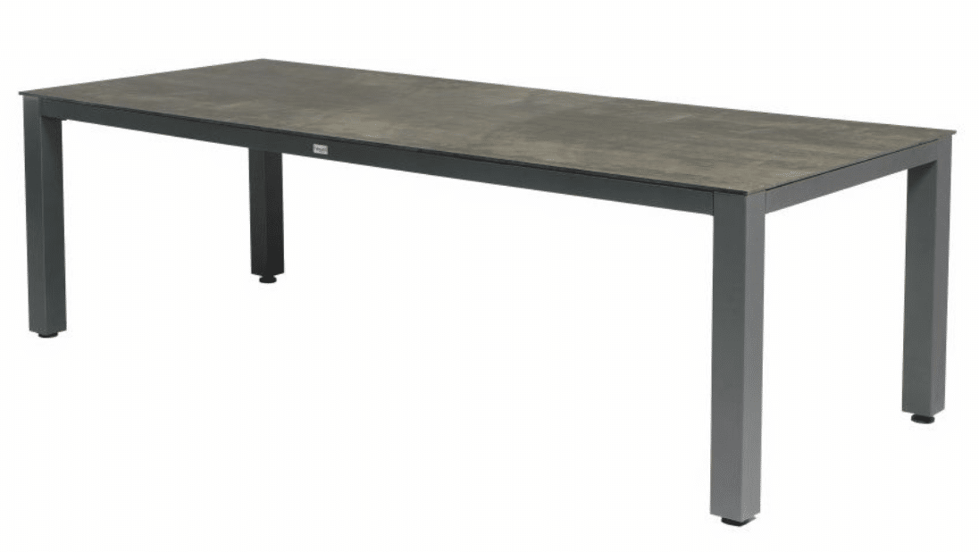 briga dining tafel trespa top forest grey 240 x 100 cm charcoal frame tierra outdoor tierra outdoor