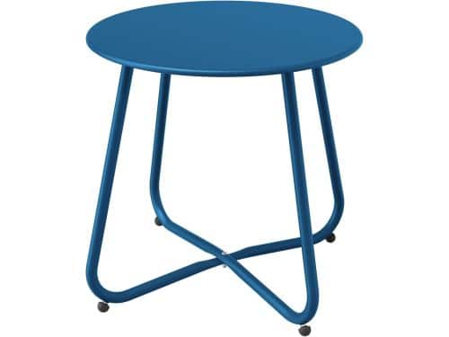 Buiten bijzettafel - Ronde tuintafel - Ontspannen buiten - Roestbestendig
