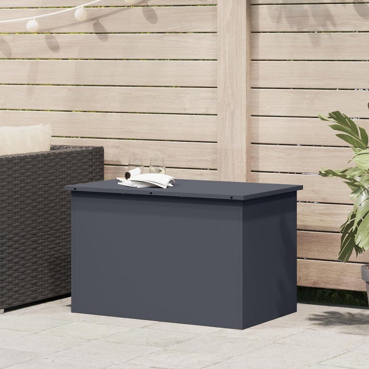 buitenopbergbox tuinkast tuinbox tuinspullen opbergen weerbestendige constructie