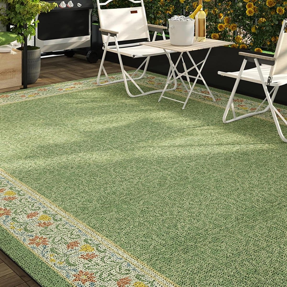 buitentapijt terrastapijt buitenkleed terras decoreren waterdicht en
