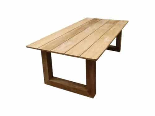 Cannes lounge tuintafel teak 150x74x H50 cm