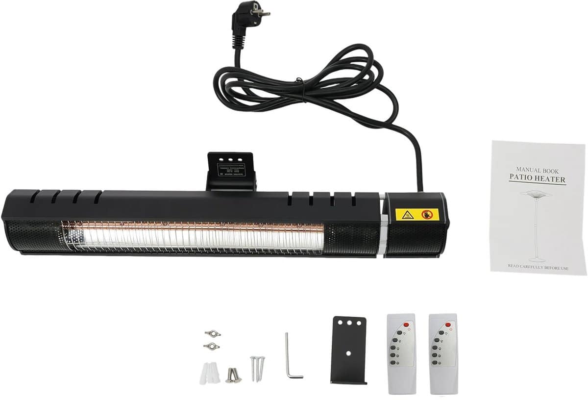cellista infraroodverwarmer buiten elektrische terrasverwarmer wandgemonteerde patio heater