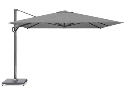 Challenger T1 Premium 350x350 cm Manhattan zweefparasol zonwering Platinum - Platinum