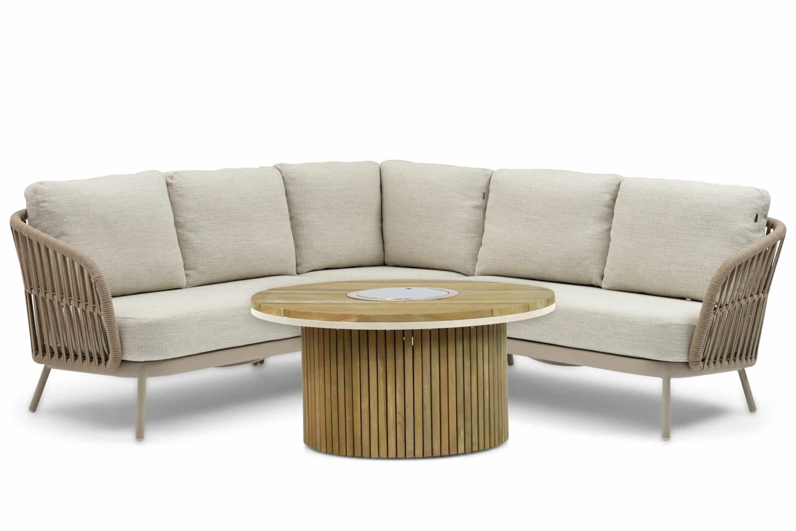 coco elara/fire nest 110 cm hoek loungeset 4 delig