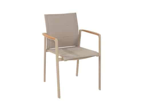 Cortina Dining Tuinstoel Latte 4SO - 4so