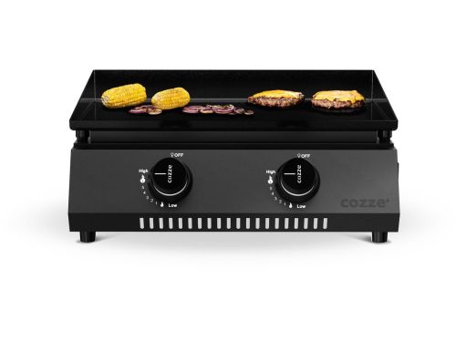 Cozze® G-400 Gas Plancha BBQ - 2 Gasbranders - Bakplaat
