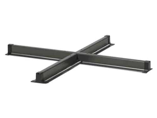 Cross base parasolvoet Platinum - Platinum