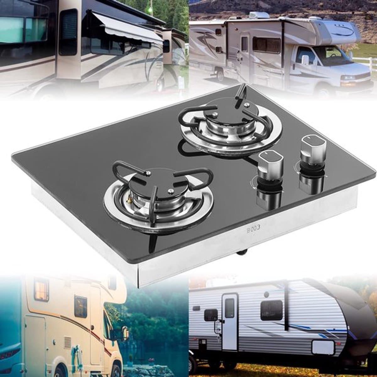 dailygoody rv gasfornuis gas cook ideaal voor