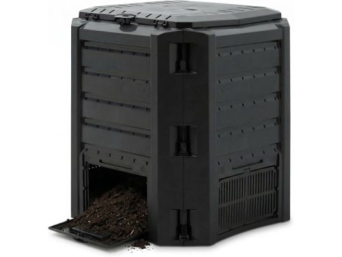 Deuba Composter 380L 72 x 72 x 83cm Weerbestendige Deksel