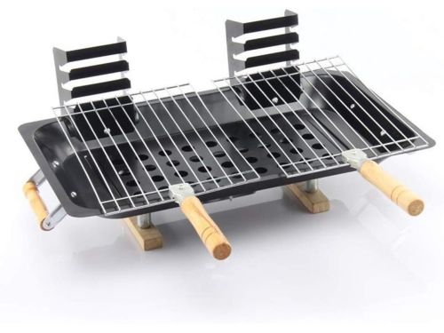 Draagbare BBQ Grill - Houtskool Barbecue - Buiten Koken