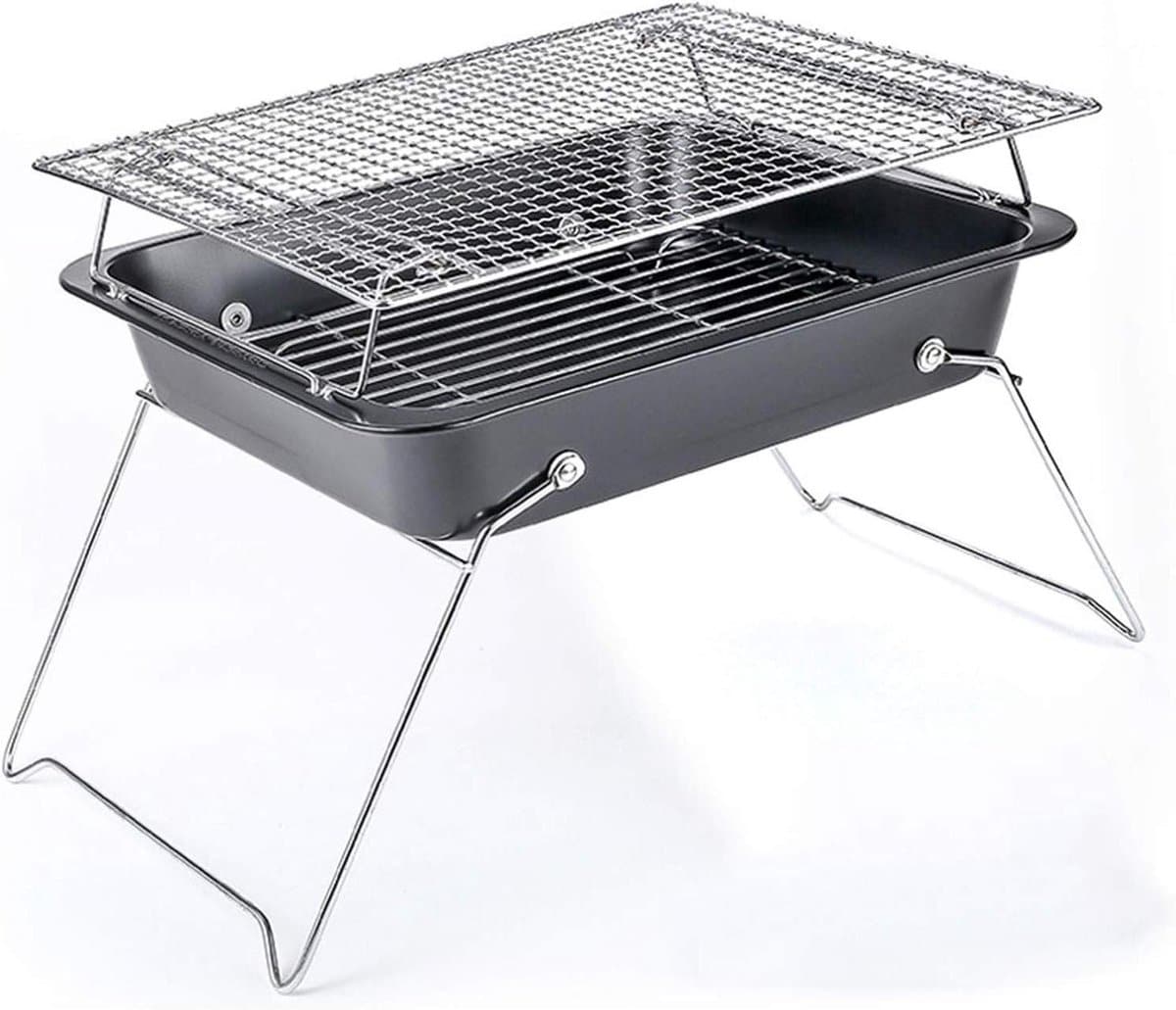draagbare bbq grill houtskool barbecue buiten koken