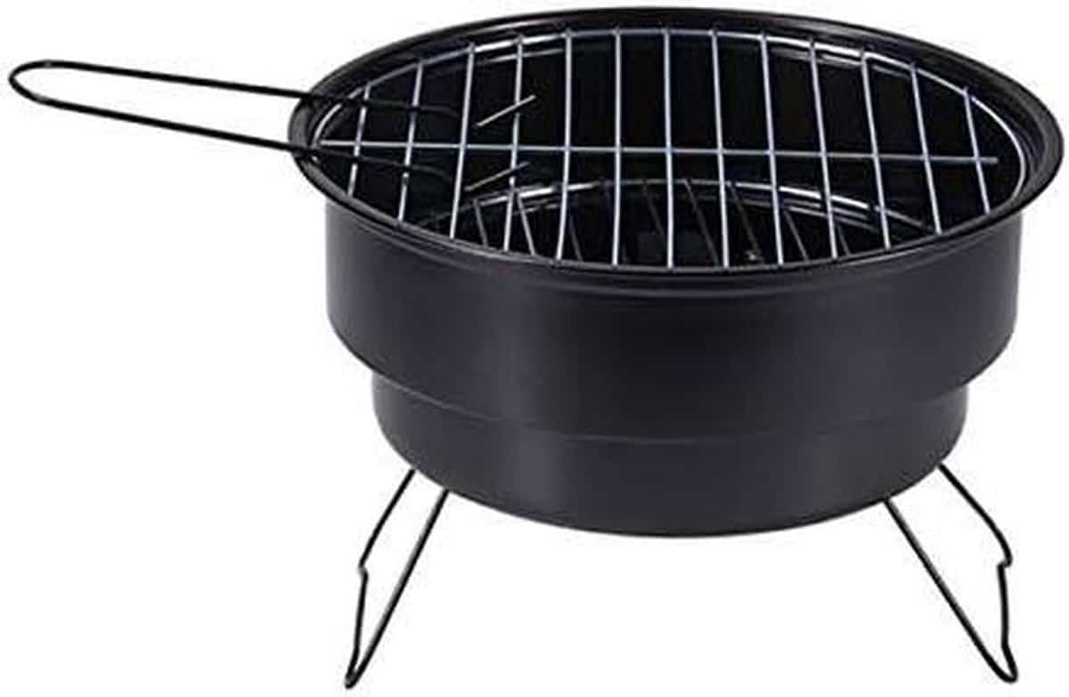 draagbare bbq grill mini houtskool barbecue kamperen en