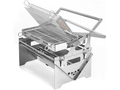 Draagbare Buitengrill - Houtskool BBQ - Kamperen en Picknicks