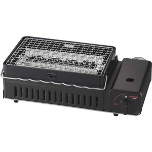 Draagbare Gas Grill BBQ Kachel voor Shichirinyaki - Zwart