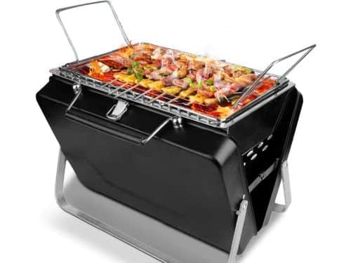 Draagbare Houtskool Grill - Kleine BBQ Koffer - Buiten Koken