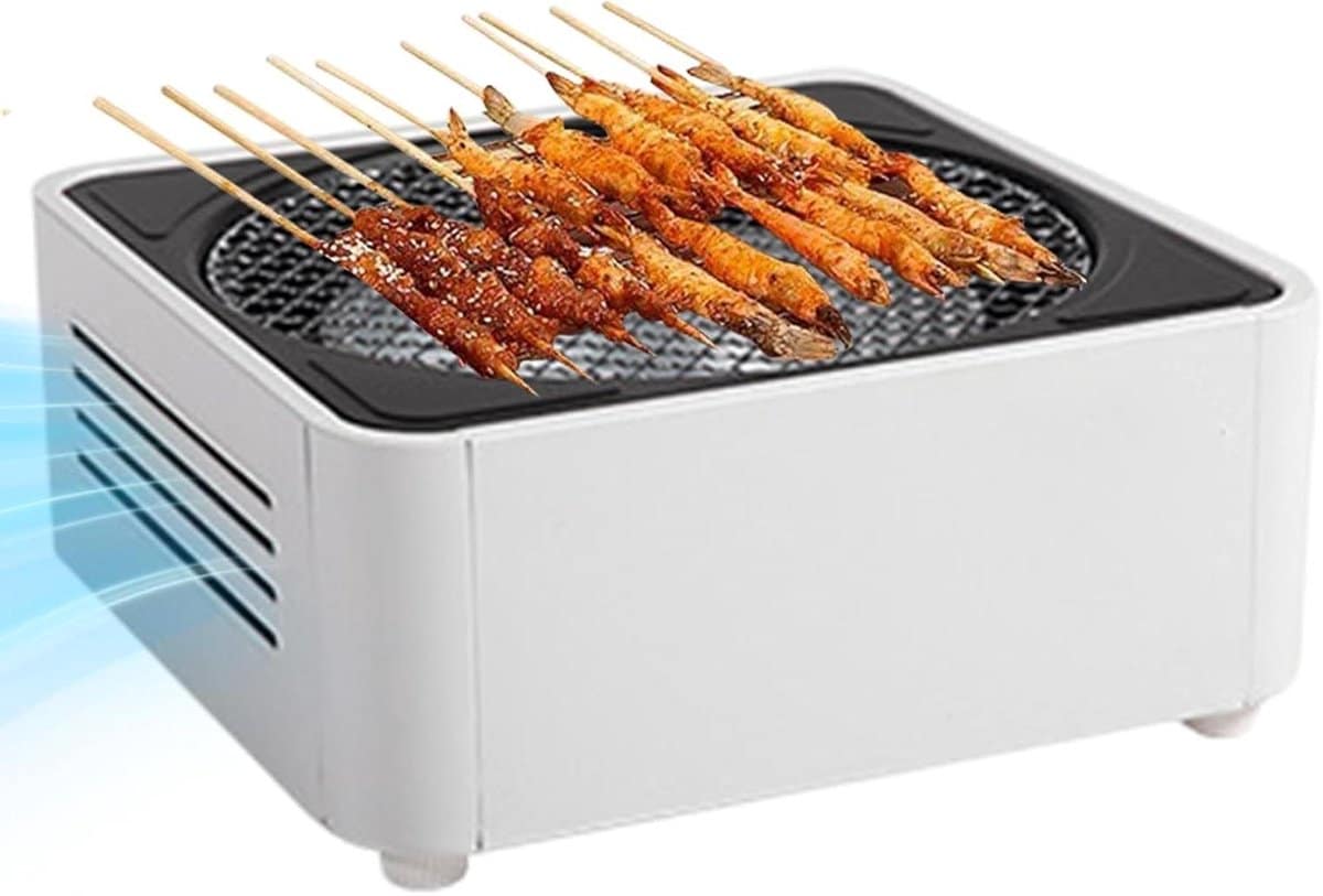 draagbare houtskool grill tafelmodel bbq fornuis buiten koken