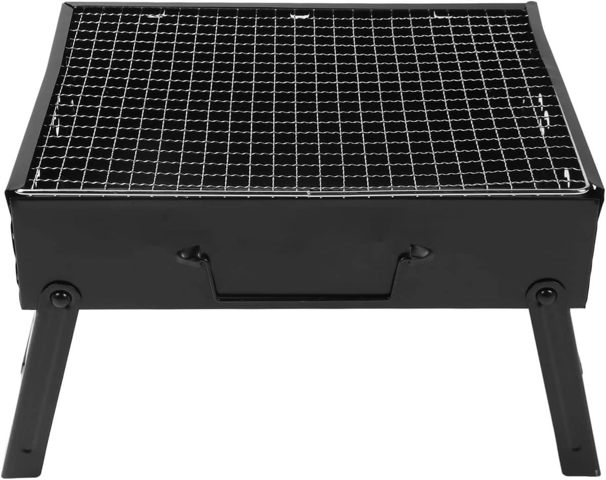 draagbare houtskoolgrill compact bbq outdoor koken zelfs