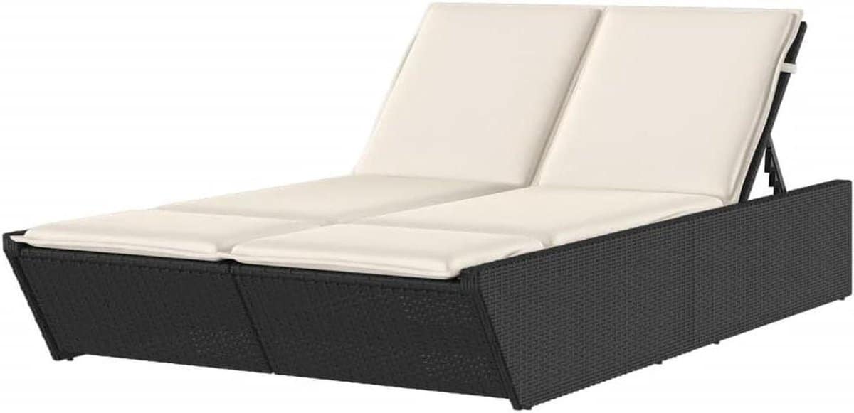 dubbel ligbed tuin lounger ontspannen buiten 4 positie