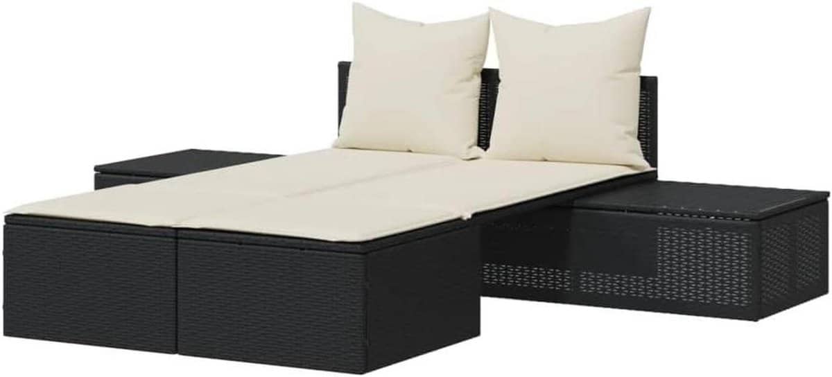 dubbel ligbed zonnebed duo buiten ontspannen weerbestendig