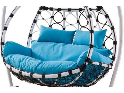 Dubbele Hangstoel - Eierstoel Tuinstoel - Buiten Ontspannen - Waterproof