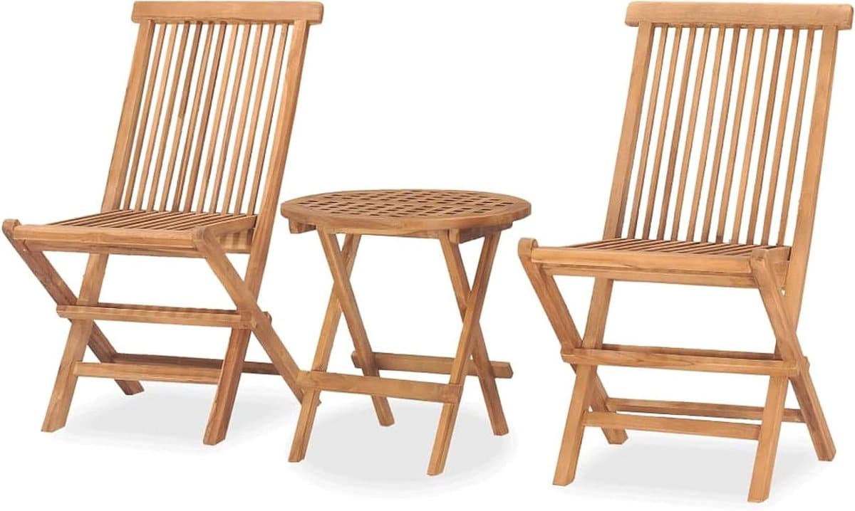 eetkamerset hout tuinset inklapbaar buiten dineren massief