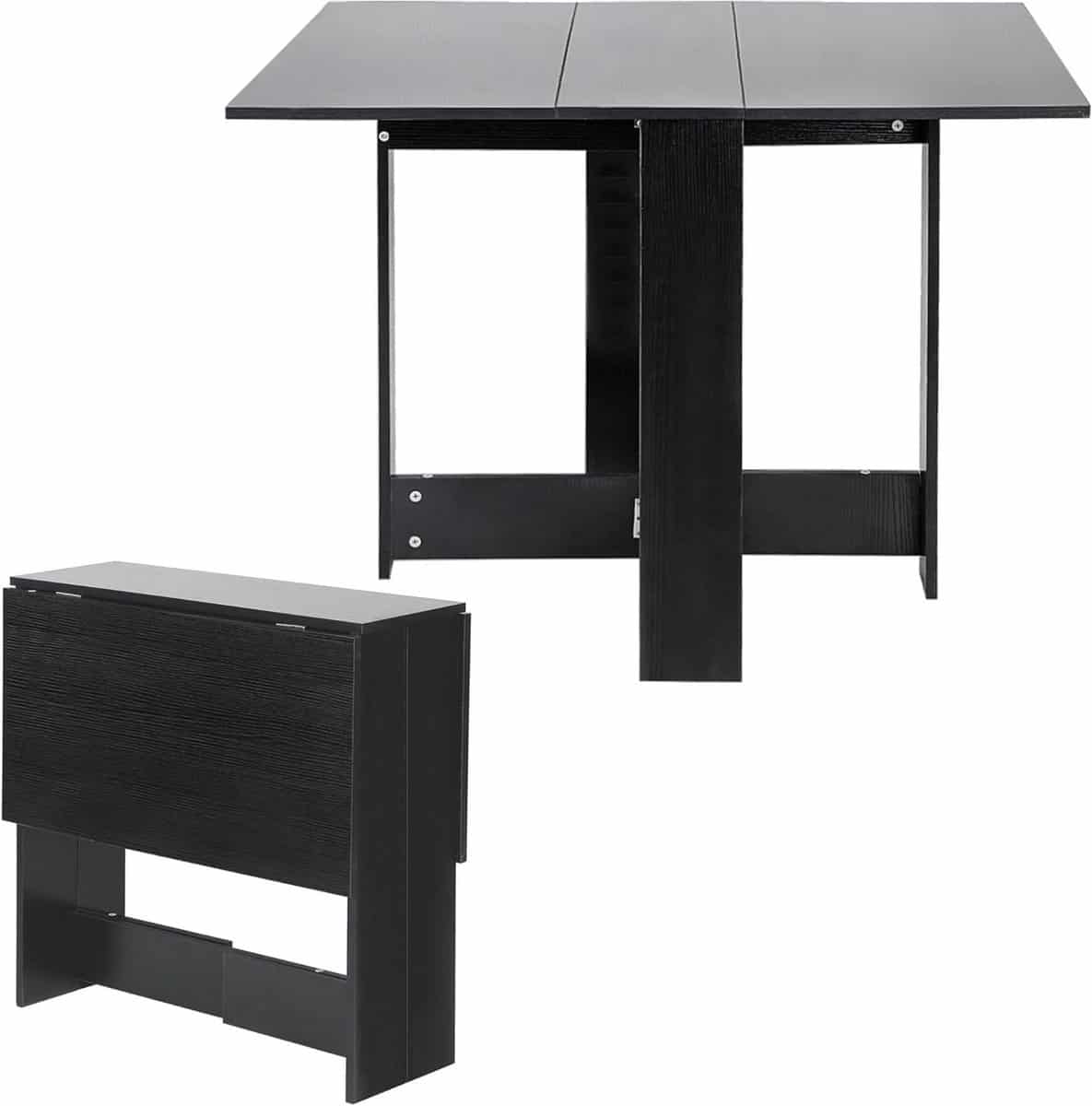 eettafel rechthoekig klaptafel houten tafel eten en ontspannen