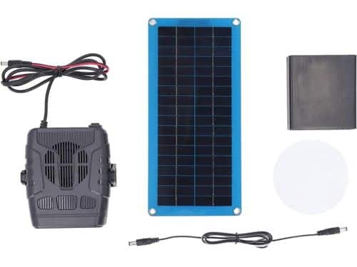 Elektrische verwarming - Zonne powerkit - Warmte buiten - Efficiënte