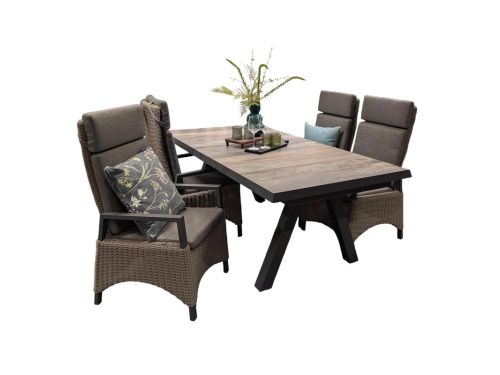 Formosa Elias Diningset Antraciet Buitengewoon de Boet - Buitengewoon de boet