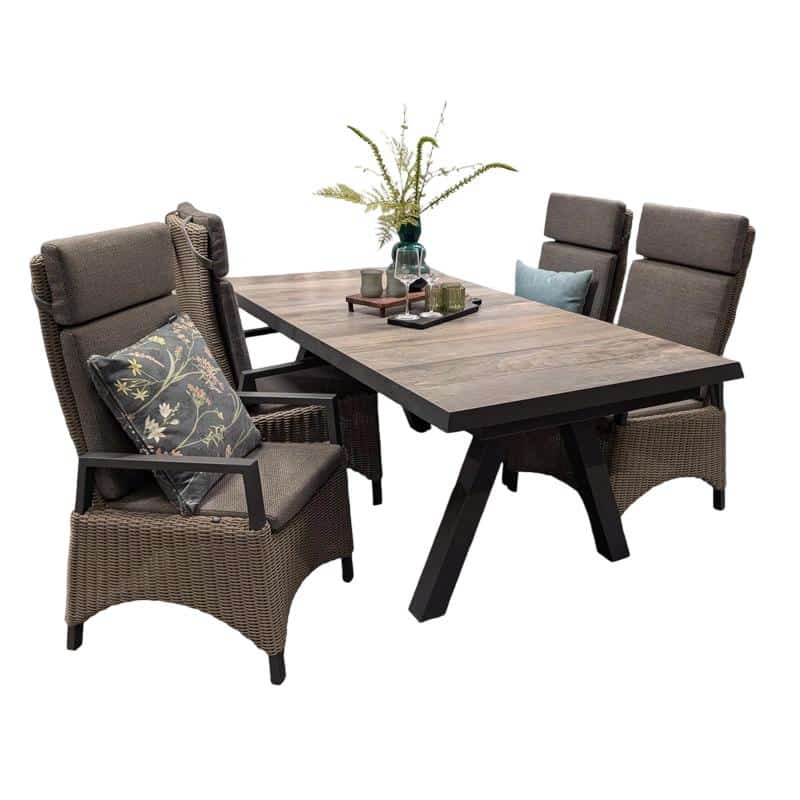 formosa elias diningset antraciet buitengewoon de boet buitengewoon de boet