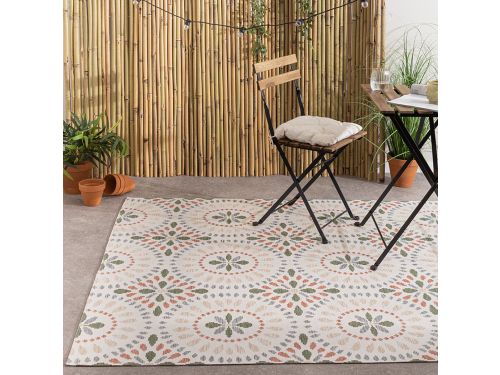Fraai In & Outdoorkleed - Ranch Mandala Beige - 200x290cm