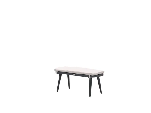 Garden Impressions Allasio sportbank carbon black met zand kussen