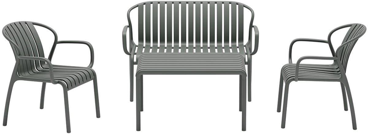 garden impressions jade loungeset 4 delig stone groen