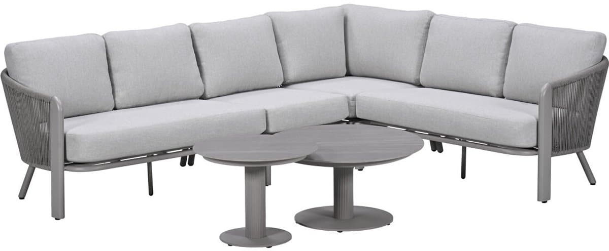 garden impressions ryan hoek loungeset 6 delig taupe