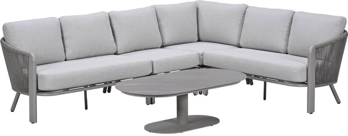 garden impressions ryan loungeset hoek 5 delig taupe