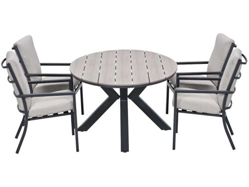 Garden Impressions Senja tuinset 5-delig sandstone - Tulli tuintafel 180x115