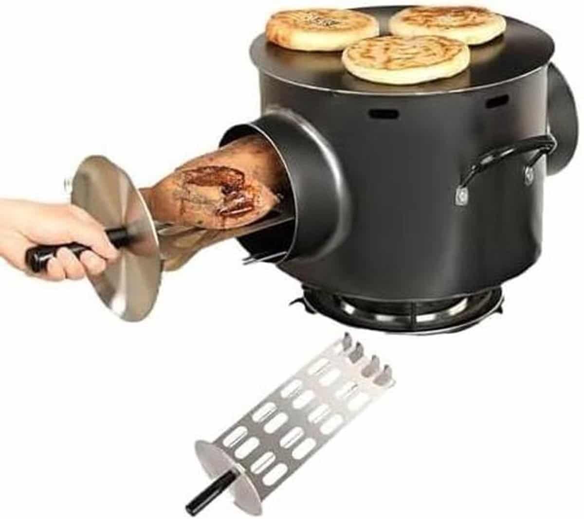 gas barbecue grill draagbare bbq oven buiten koken
