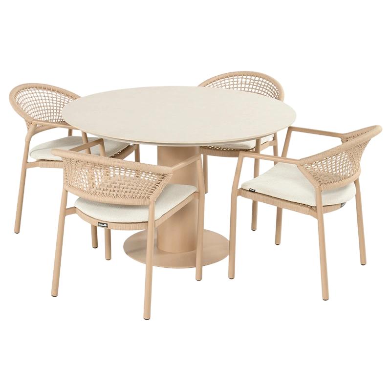 girona taragona diningset cappuccino hartman hartman