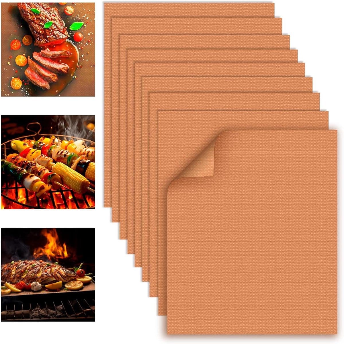 grill matten bbq bakmatten non stick grillen pfoa vrije