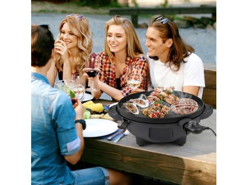 GrillMaster CompactDual 2-in-1 Elektrische BBQ Grill 1200W met 2