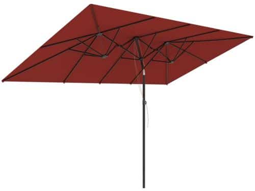 Grote Dubbele Parasol - Tuinparasol - Stokparasol - 150 x