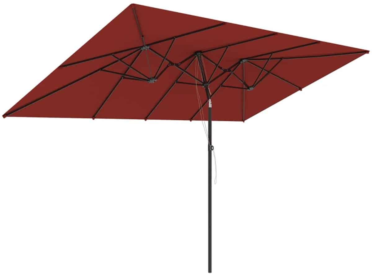 grote dubbele parasol tuinparasol stokparasol 150 x