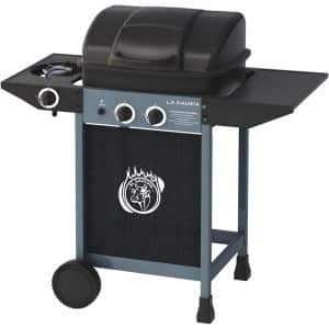 Grote Gasbarbecue met Lavasteen en Zijbrander